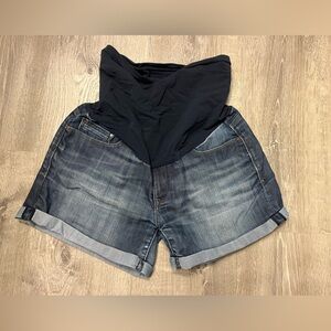 Women's A Pea In The Pod Mavi Maternity Jean Shorts- Size Medium- Pre-owned